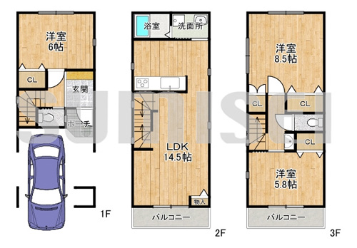栄町2丁目4-13（新築2980万）