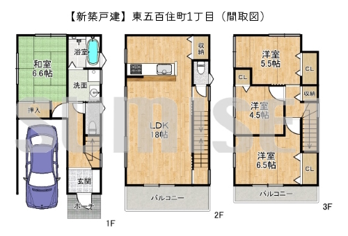 東五百住町1丁目5-26（新築3590万）ブログ用