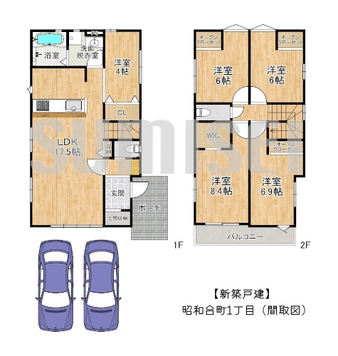 昭和台町1丁目6-7-1号地（新築6098万）ブログ用