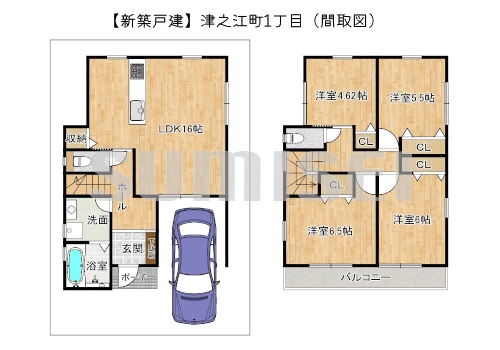 【新築戸建】津之江町1丁目！閑静な住宅街です！