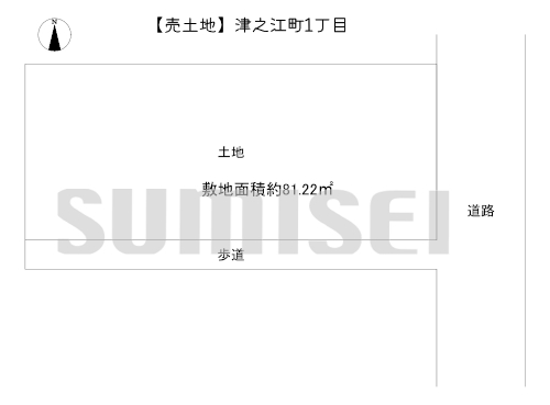 【売土地】津之江町1丁目！閑静な住宅街です！