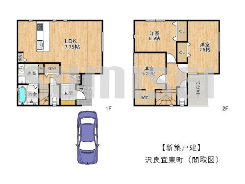 【新築戸建】沢良宜東町！耐震等級3の地震に強い家！