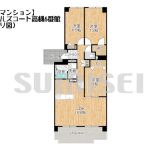 【中古マンション】阪急ヒルズコート高槻6番館！日当たり良好のお部屋！