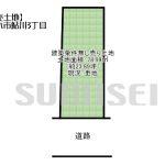 【売土地】茨木市鮎川3丁目！建築条件の無い整形地！