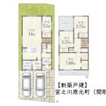 【新築戸建】宮之川原元町！35坪超のゆとりの敷地！