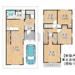 【新築戸建】東五百住町2丁目！収納充実のお家！