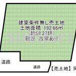 【売土地】岡本町！約58坪のゆとりの敷地！