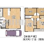 【新築戸建】深沢町1丁目！生活施設充実の立地！