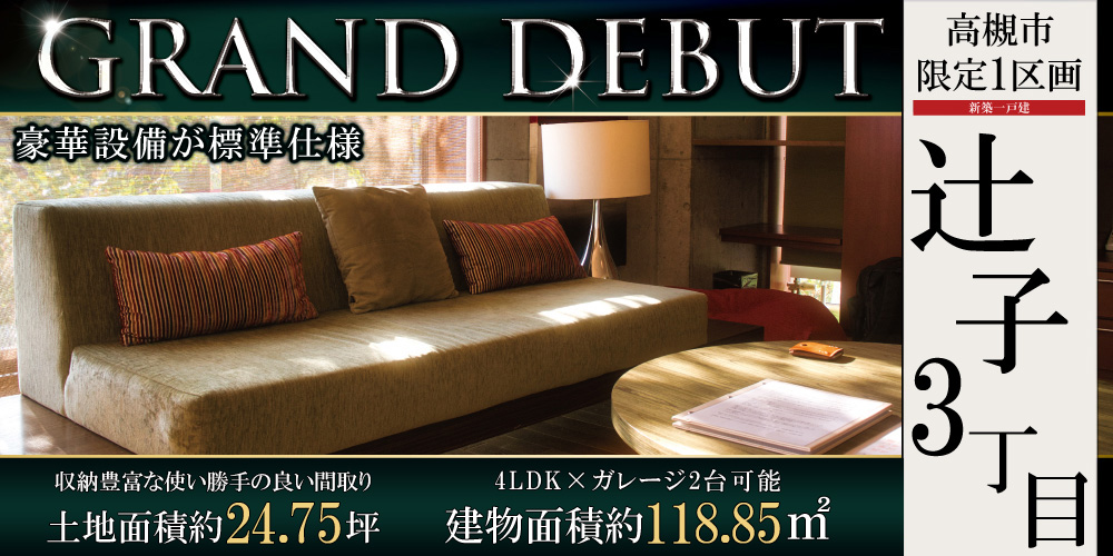 高槻市辻子３丁目【限定1区画】の画像