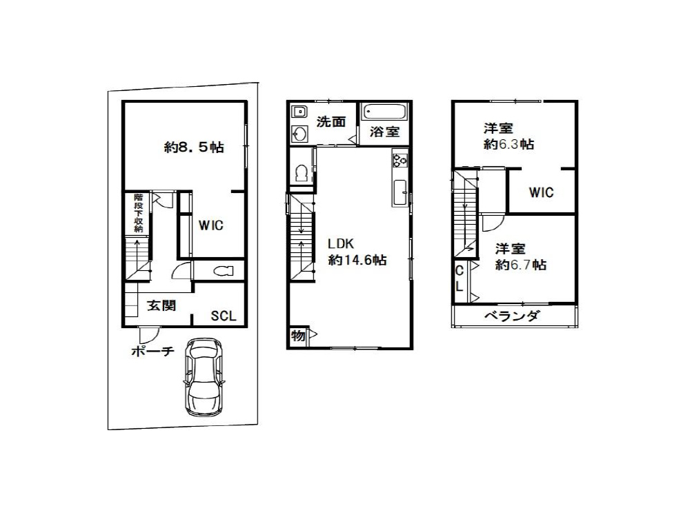 高槻市明野町の画像