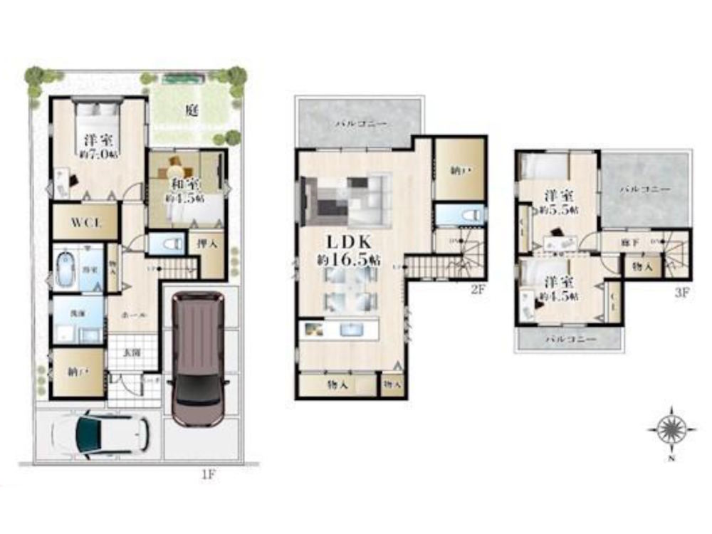 高槻市上牧北駅前町の画像