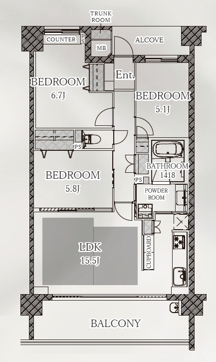 高槻市南芥川町プラウドシティ高槻シーズンレジデンスの画像